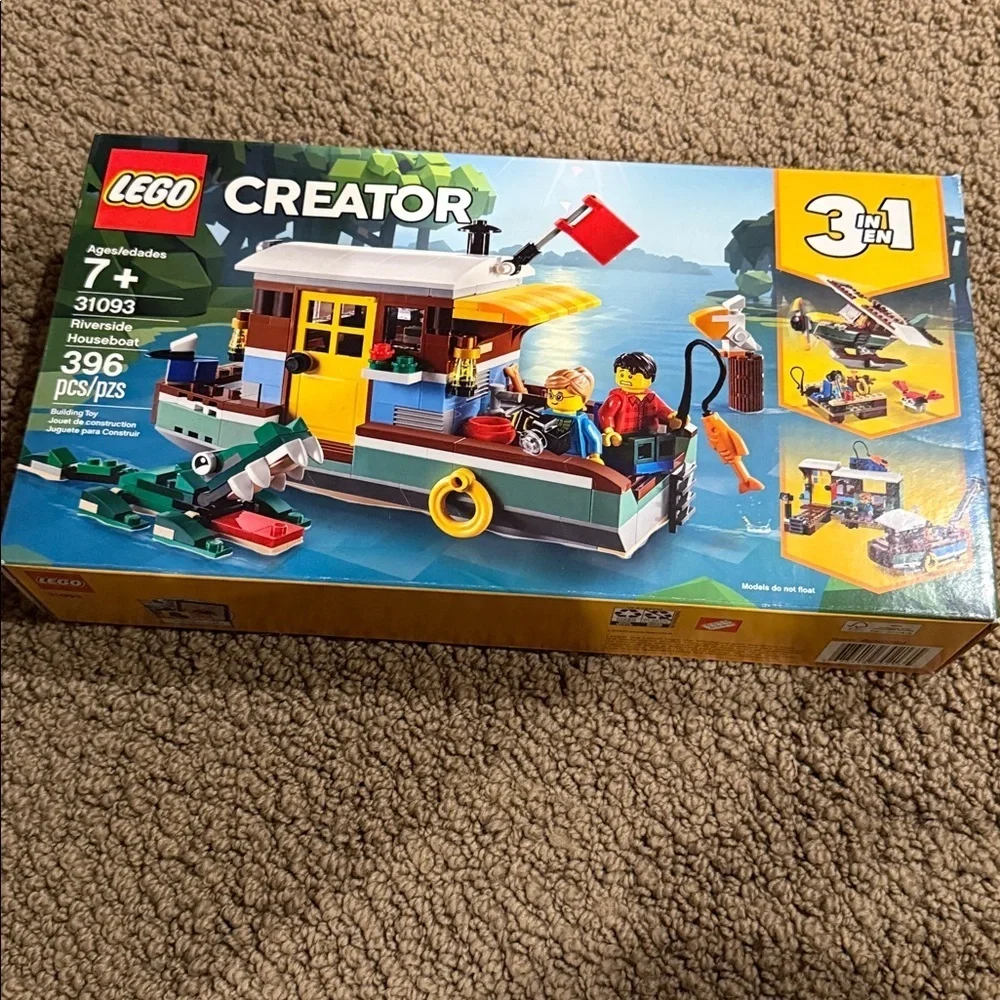 Lego creator riverside houseboat New in sealed box